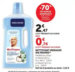 Maximarché Nettoyant menager mr propre offre