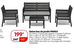 Weldom PANKA Salon bas de jardin offre