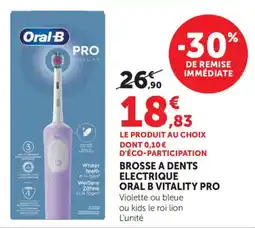 Maximarché Brosse a dents electrique oral b vitality pro offre