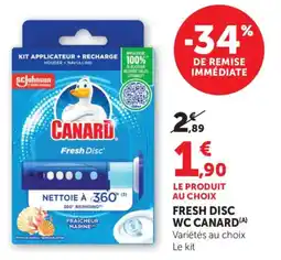 Maximarché Fresh disc wc canard offre