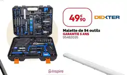 Weldom DEXTER Malette de 94 outils offre