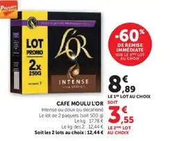 Hyper U L'OR Cafe moulu offre