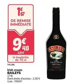 Promocash Baileys - irish cream offre