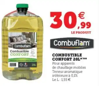 Hyper U Combustible Confort 20L offre