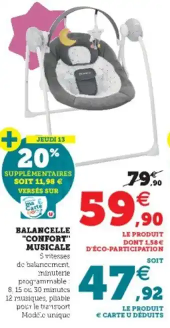 Balancelle "Confort" Musicale