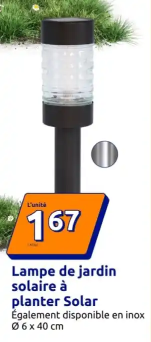 Lampe de jardin solaire à planter solar