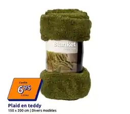 Action Plaid en teddy offre