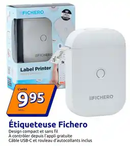 Action Étiqueteuse fichero offre