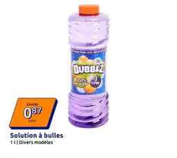 Action Solution à bulles offre