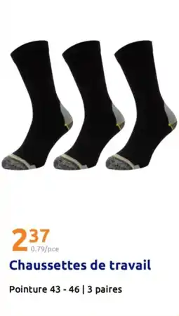 Action Chaussettes de travail offre