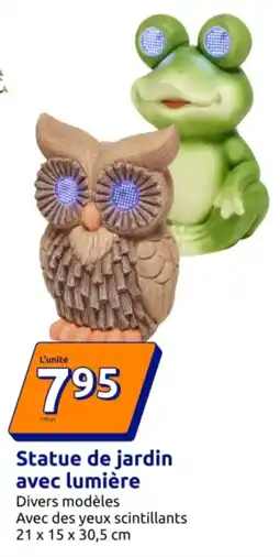 Action Statue de jardin avec lumière offre