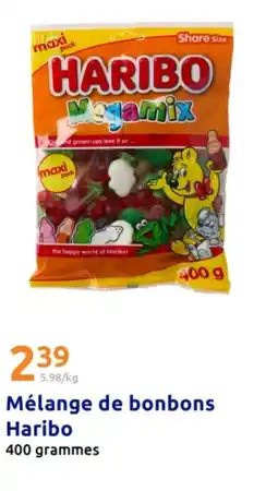 Action Mélange de bonbons haribo offre