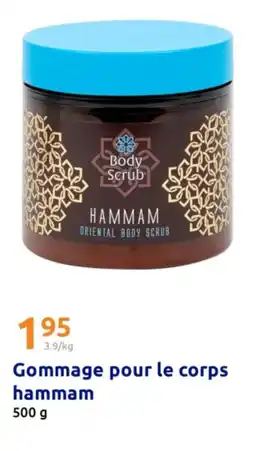 Action Gommage pour le corps hammam offre