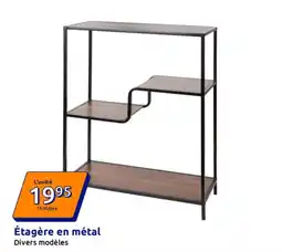 Action Étagère en métal offre