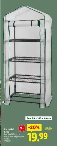 Lidl Parkside serre offre