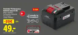 Lidl Parkside performance batterie smart 8 ah offre