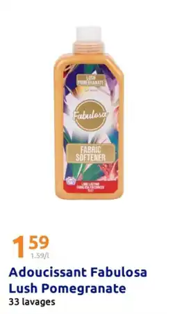 Action Adoucissant fabulosa lush pomegranate offre
