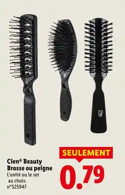 Lidl Cien beauty brosse ou peigne offre