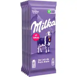 Carrefour Market Milka tablettes de chocolat lot familial offre