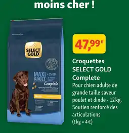 Maxi Zoo Select gold croquettes complete offre