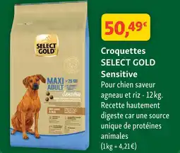 Maxi Zoo Select gold croquettes sensitive offre