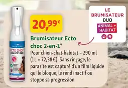 Maxi Zoo Francodex brumisateur ecto choc 2-en-1 offre