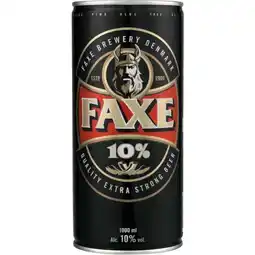 Carrefour Faxe bière forte offre