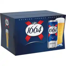 Carrefour 1664 bière blonde offre