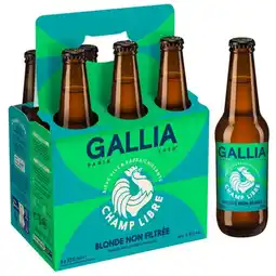 Carrefour Gallia bière blonde non-filtrée offre