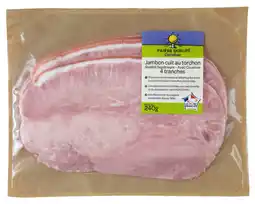 Carrefour Jambon cuit au torchon qualité supérieure avec couenne filière qualité carrefour offre