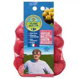 Carrefour Pomme de terre de consommation rouge à chair ferme filière qualité carrefour offre