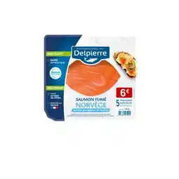 Carrefour Delpierre saumon fumé offre