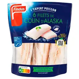 Carrefour Findus filets de colin d'alaska msc surgelés offre