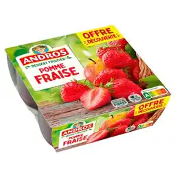 Carrefour Andros desserts fruitiers offre découverte offre