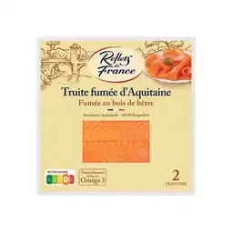 Carrefour Reflets de france truite fumée au bois de hêtre offre