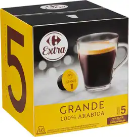 Carrefour Carrefour extra capsules de café offre