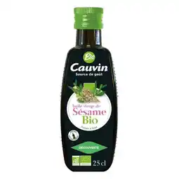 Carrefour Cauvin huile vierge bio offre