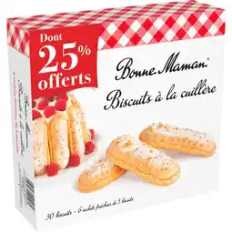 Carrefour Bonne maman biscuit cuillère offre