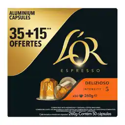 Carrefour L'or capsules de café offre