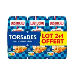 Carrefour Lustucru pâtes offre