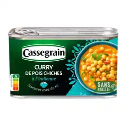 Carrefour Cassegrain curry de pois chiches offre