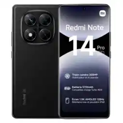 Carrefour Xiaomi redmi note 14 pro 5g 8/256 offre