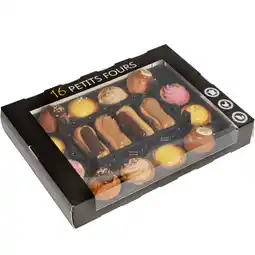 Carrefour 16 petits fours offre