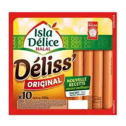 Carrefour Isla délice saucisses déliss' halal offre