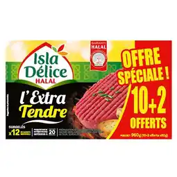 Carrefour Isla délice steaks hachés halal surgelés offre