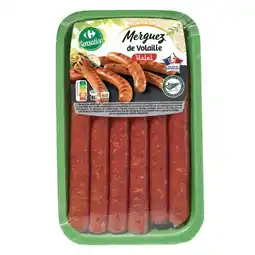 Carrefour Carrefour sensation merguez de volaille halal offre