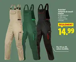 Lidl Parkside - salopette de travail homme offre