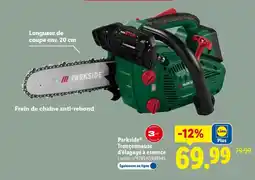 Lidl Parkside - tronçonneuse d'elagage à essence offre