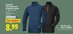 Lidl Parkside - pull camionneur en polaire homme offre