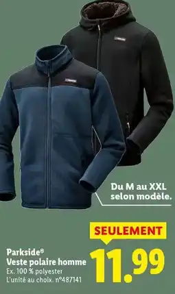 Lidl Parkside - veste polaire homme offre